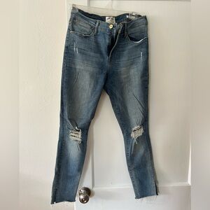 Frame High Rise Skinny Jeans Sz 29